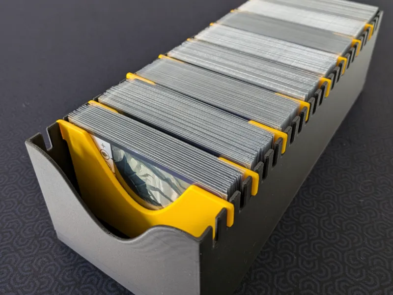 Card tray and divider