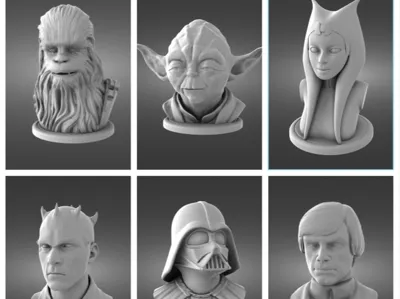 Star Wars pawns set for boardgames