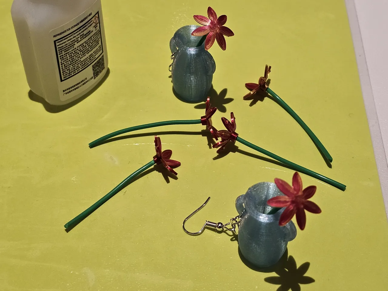 Flower Vase Earrings view 2