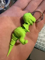 Porte-clés dinosaure articulé — fidget — photo 3