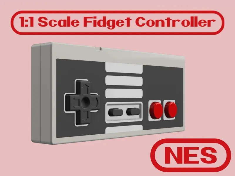 1:1 Scale NES Controller Fidget