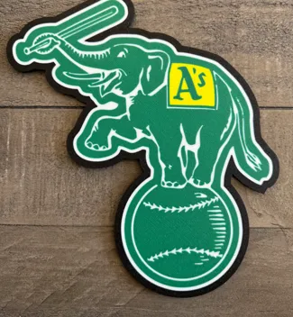 Oakland Athletics Lightbox Alt Logo 1988-1992