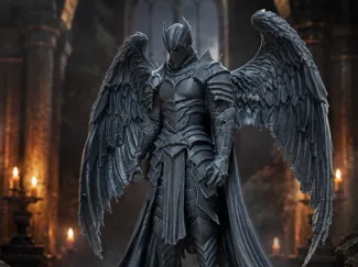 Fallen Seraph — Gothic Angel Knight