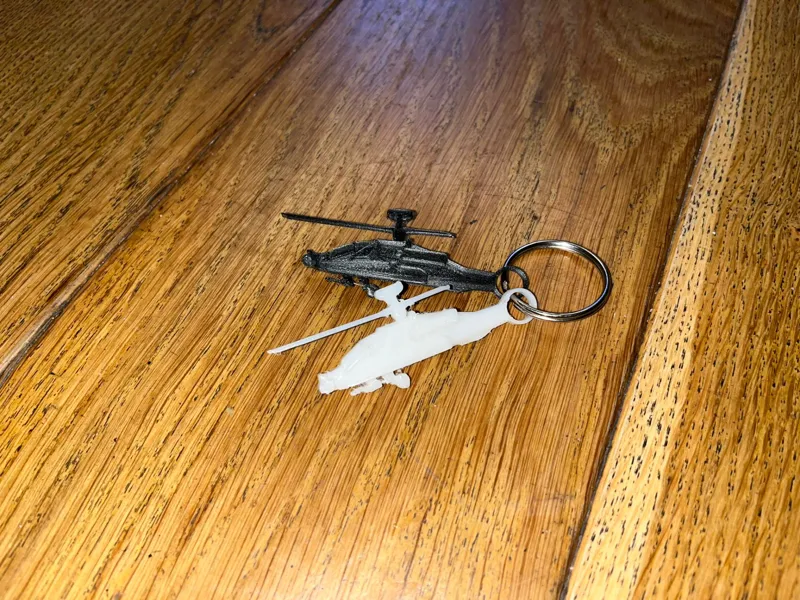 Apache AH64 Echo Keychain