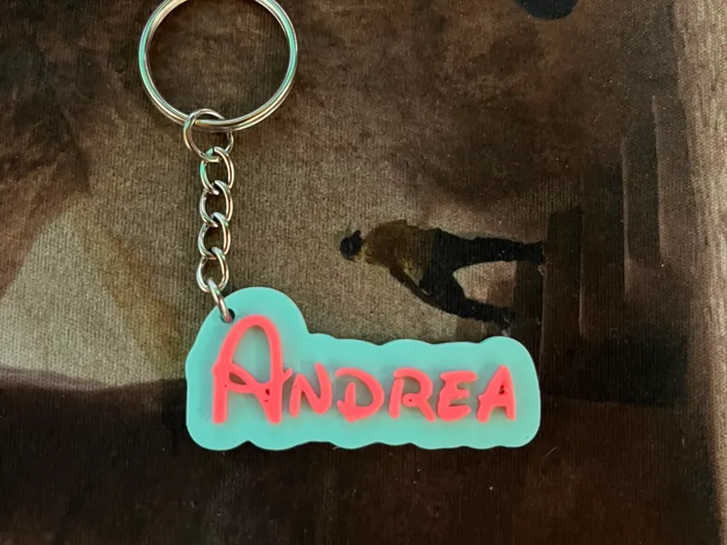 Llavero con el nombre de Andrea