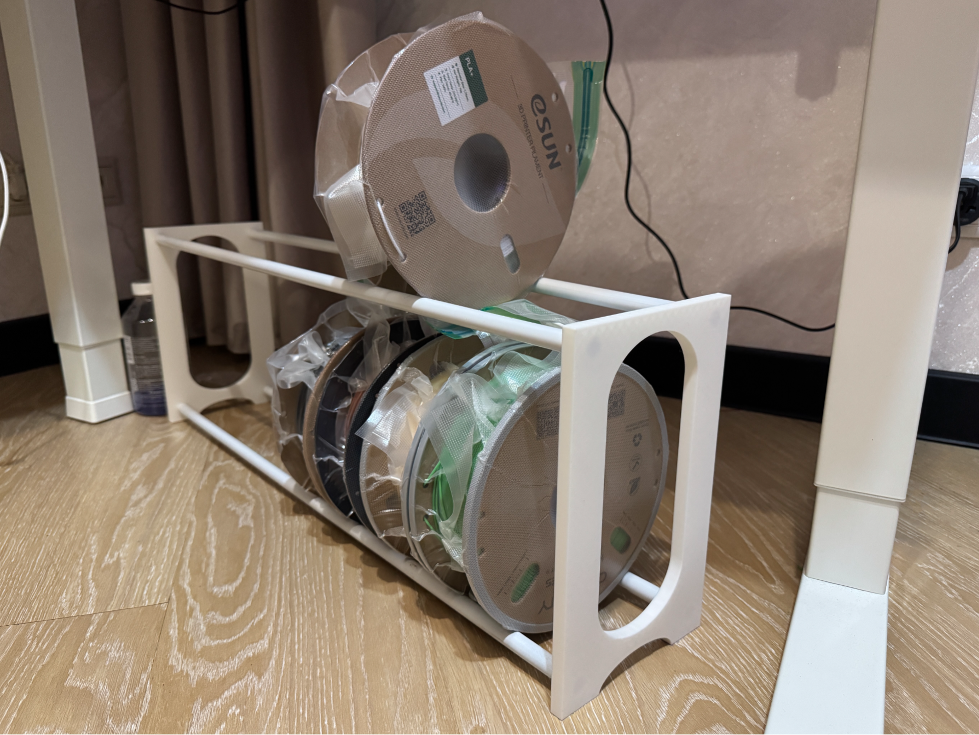 2-Tier Filament Spool Rack (Customizable)
