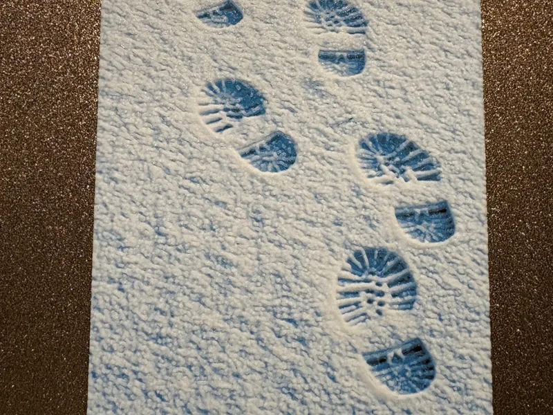 Footprints Hueforge