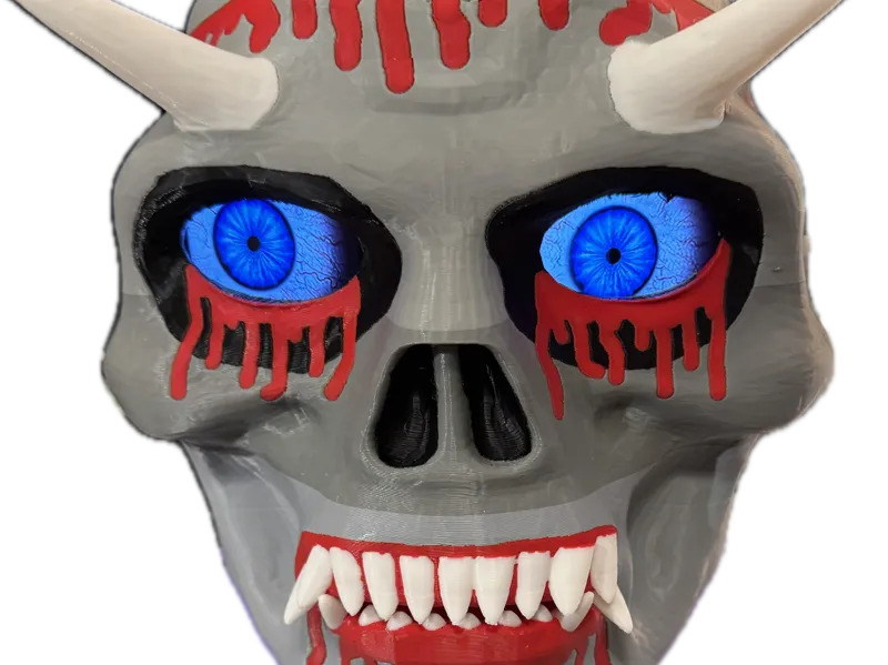Zombie Demon with LED Eyes