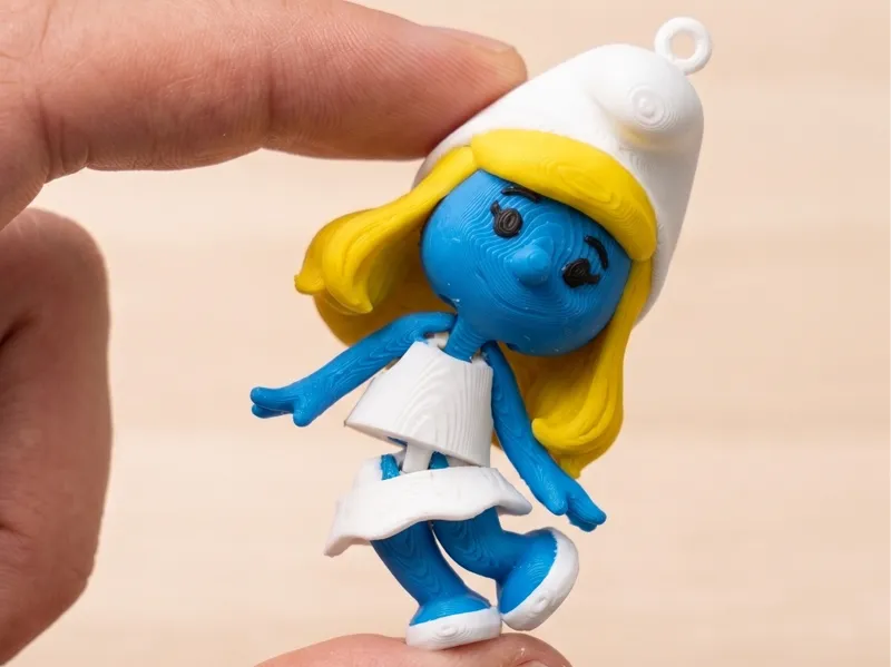 Flexi Smurfette - Keychain