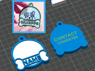 Customizable dog tag