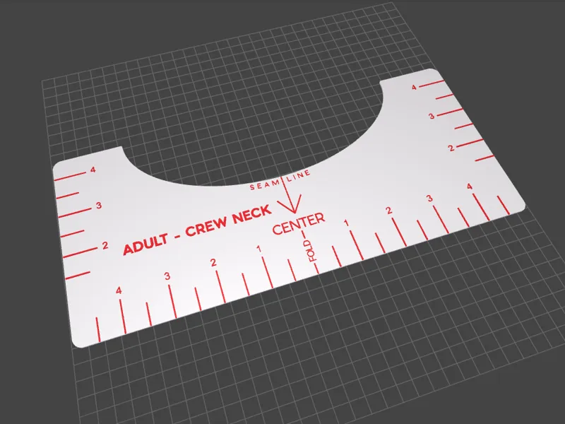 Crew Neck 0.5" Shorter