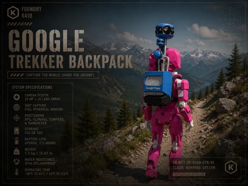Dummy 13 Google Trekker Backpack