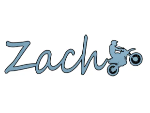 Zach Name Sign