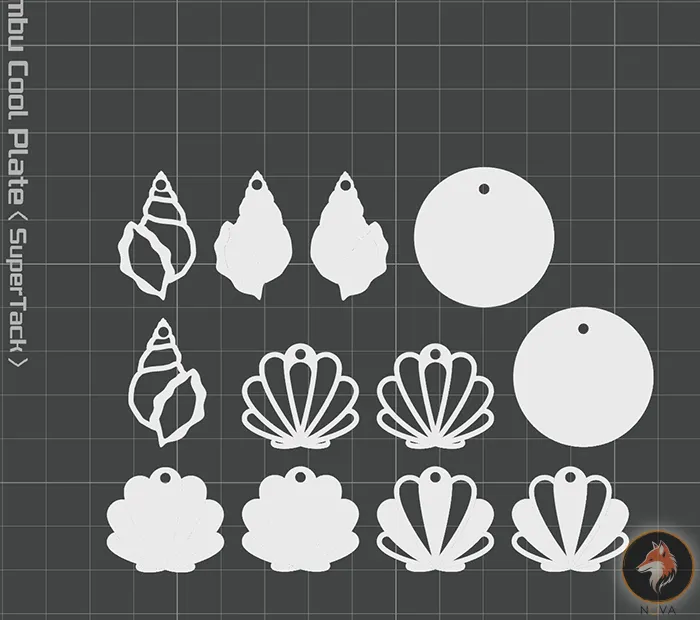 Boucles d’oreilles "Coquillages" view 2