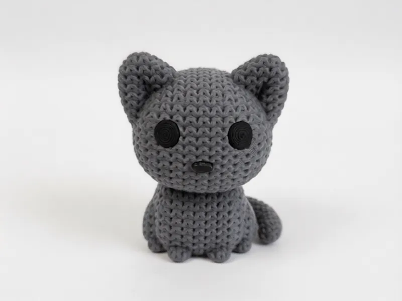 Chunky Knitted Kitty