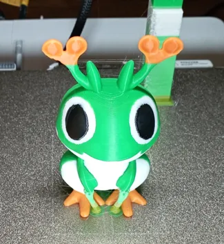 Cute Alien Frog "The Froggish" 4 colour