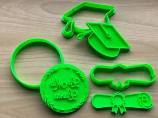 Tris cookie cutters laurea