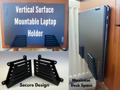 Mountable Vertical Laptop Stand