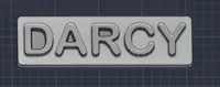 Name: Darcy  / 0.2mm layer, 4 walls, 15% infill