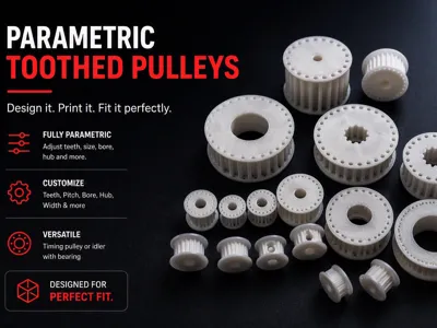 Tooth Pulley Generator GT2 HTD MXL Customize