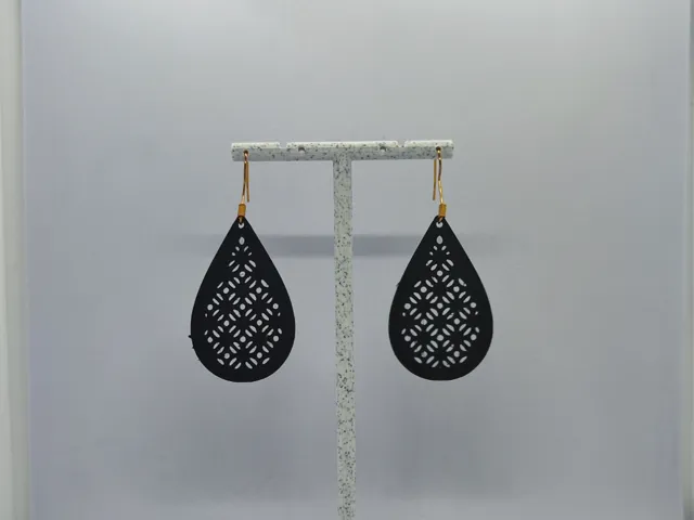 Aretes Gota de Encaje
