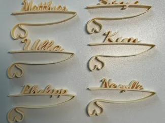 Glasanhänger Namen