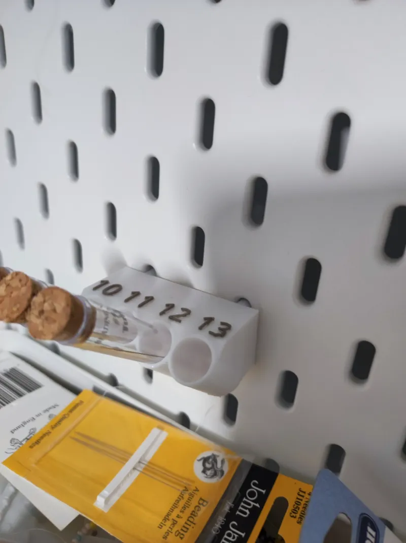 Ikea Skadis - needle storage
