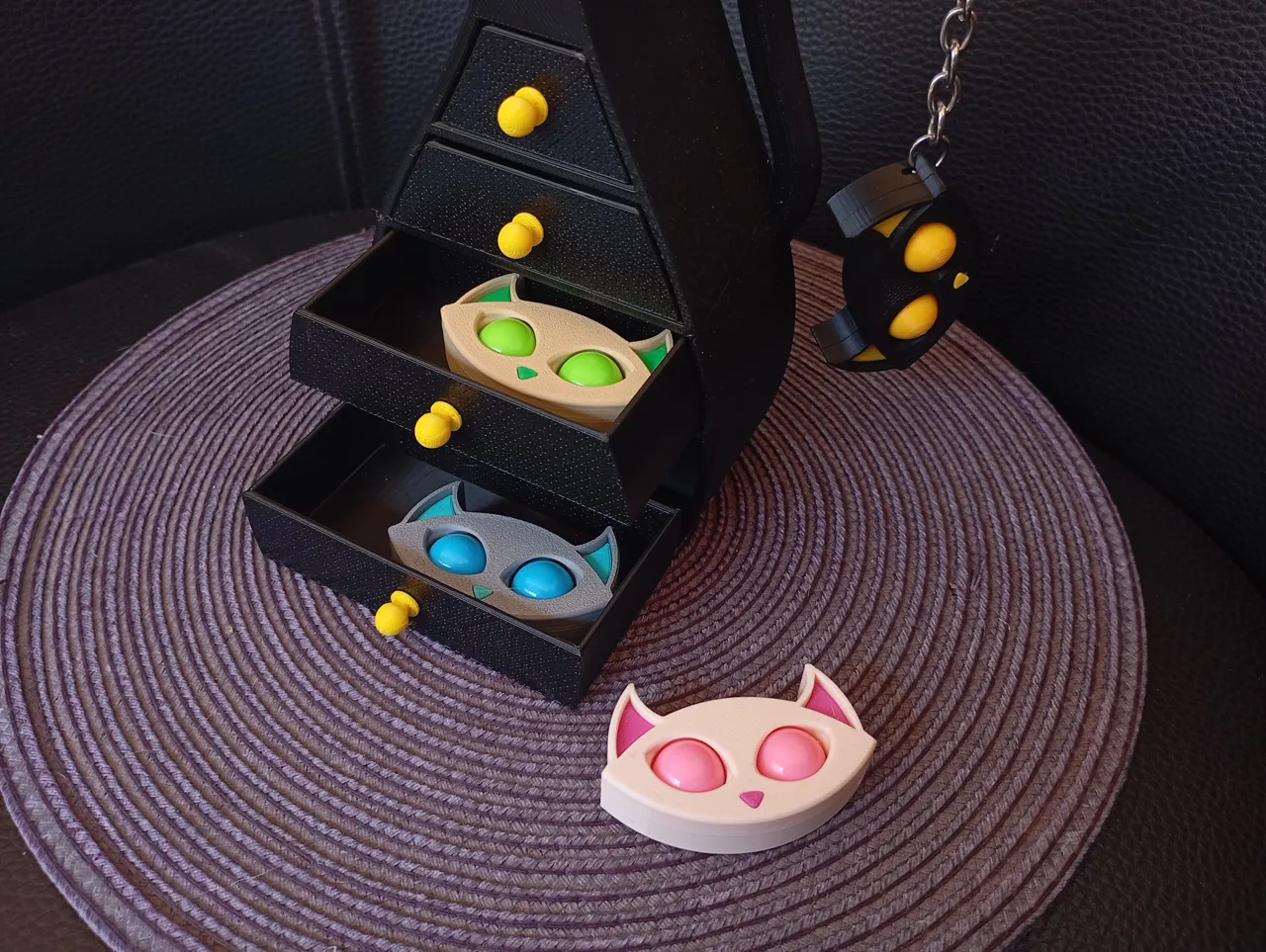 atomic cat drawer jewelry box view 3