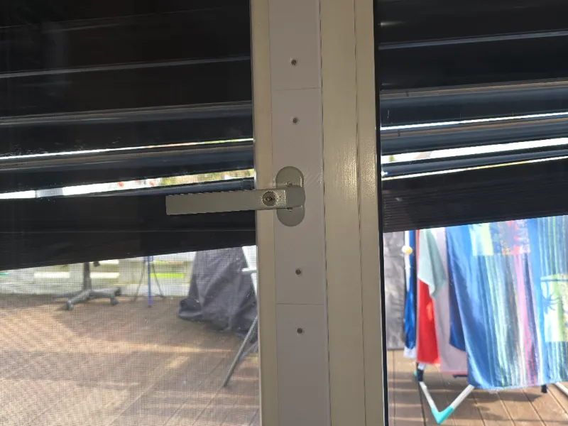 Terassentür Abdeckung