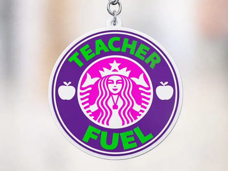 SB Teacher Fuel Keychain