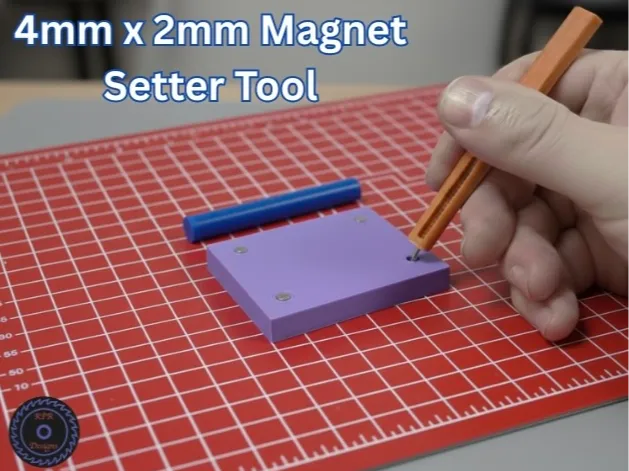 4mm x 2mm Magnet Setter Tool & Storage