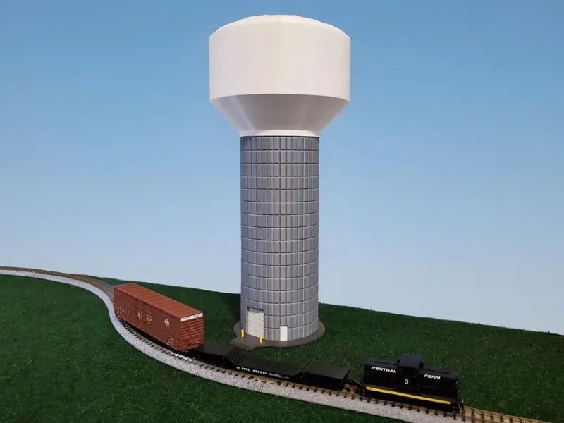 1:160 N Scale Water Tower Model