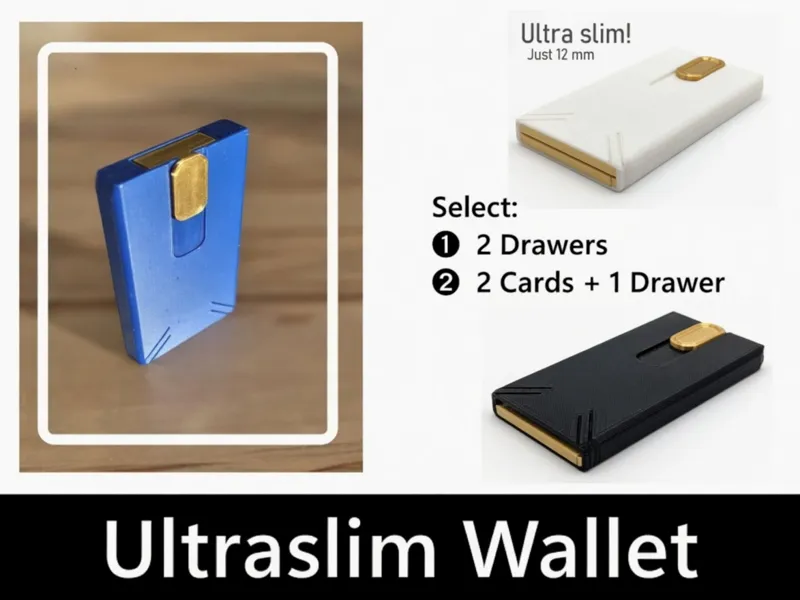 Ultraschlankes Wallet - Geldbörse in 2 Varianten