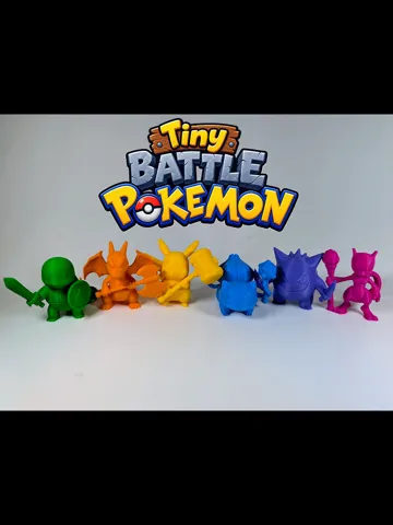 Modelo para impresión 3D: Tiny Battle Pokémon — vista de referencia 2