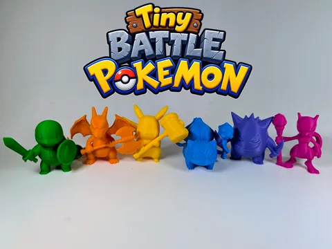 Modelo para impresión 3D: Tiny Battle Pokémon — referencia de MakerWorld