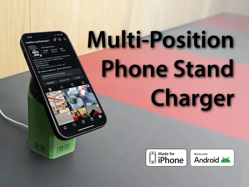 Multi-Position Phone Stand Charger