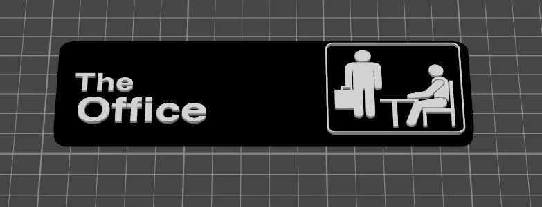 The Office Magnet Sign (10mm magnets)
