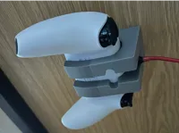 Support manette PS5 sous bureau — photo 1