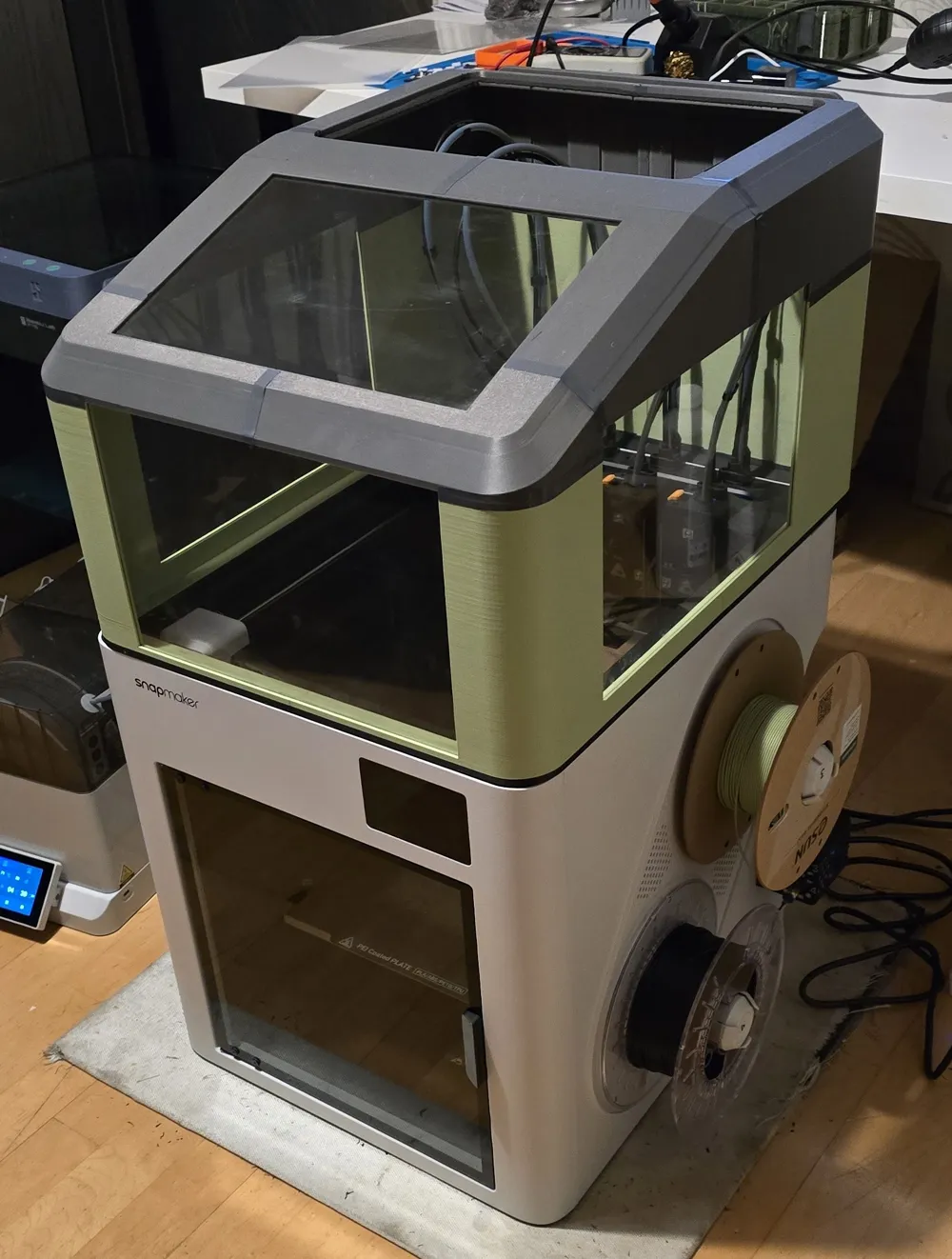 Top cover for Snapmaker U1, removable lid - Free 3D Print Model ...