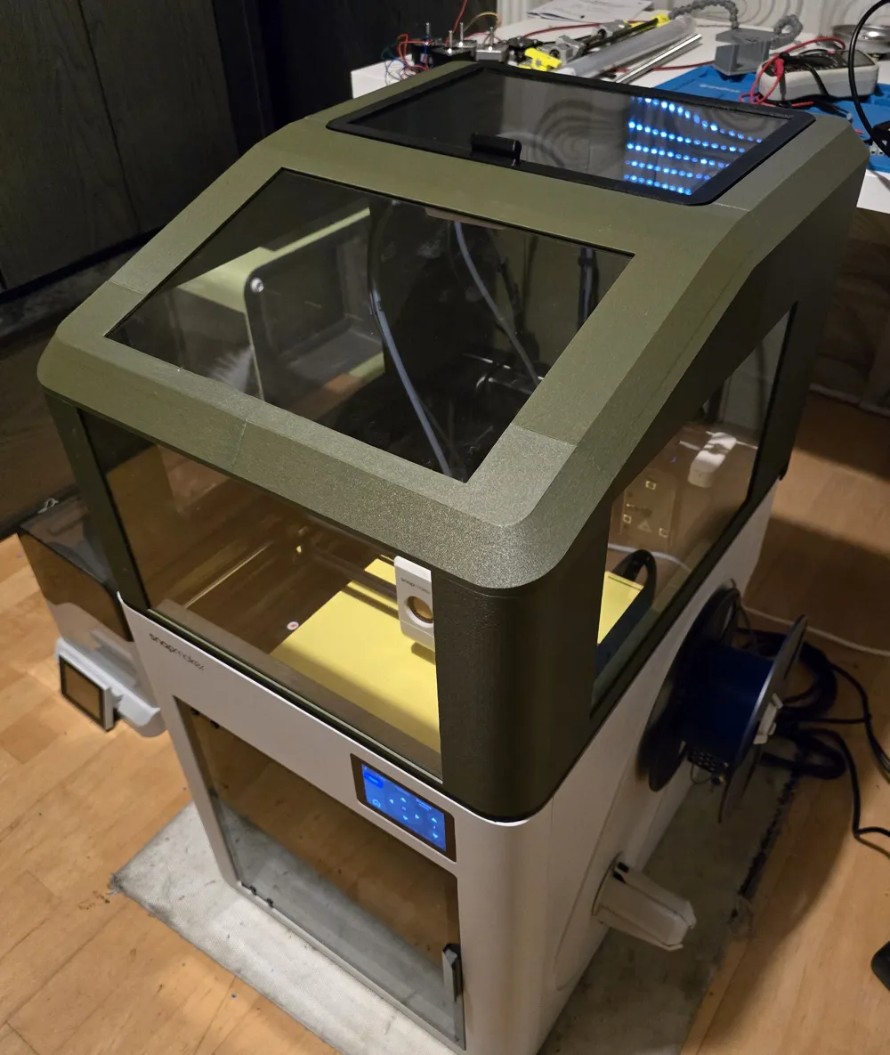 Top cover for Snapmaker U1, removable lid - Free 3D Print Model ...