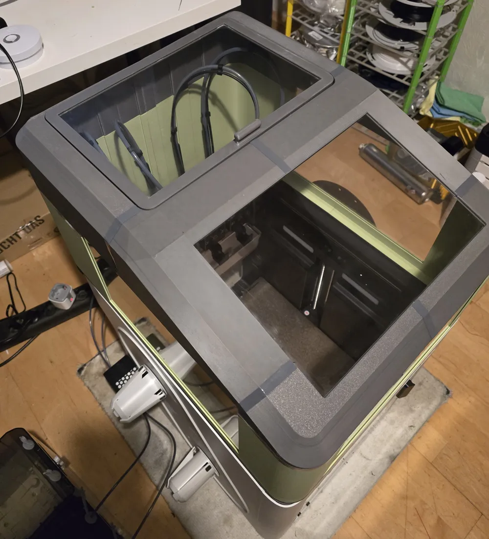 Top cover for Snapmaker U1, removable lid - Free 3D Print Model ...