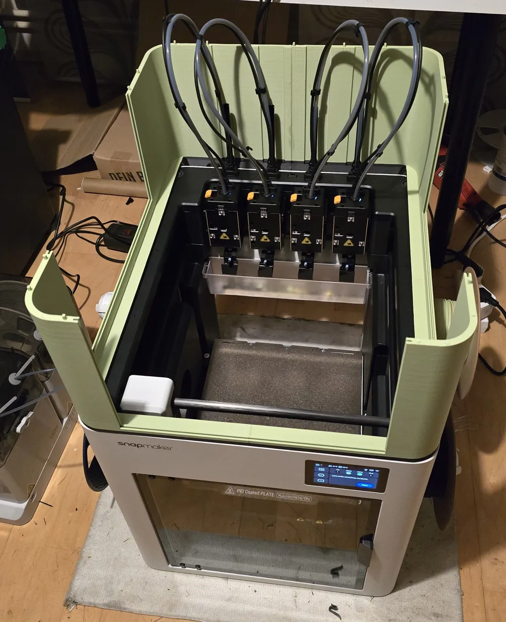 Top cover for Snapmaker U1, removable lid - Free 3D Print Model ...