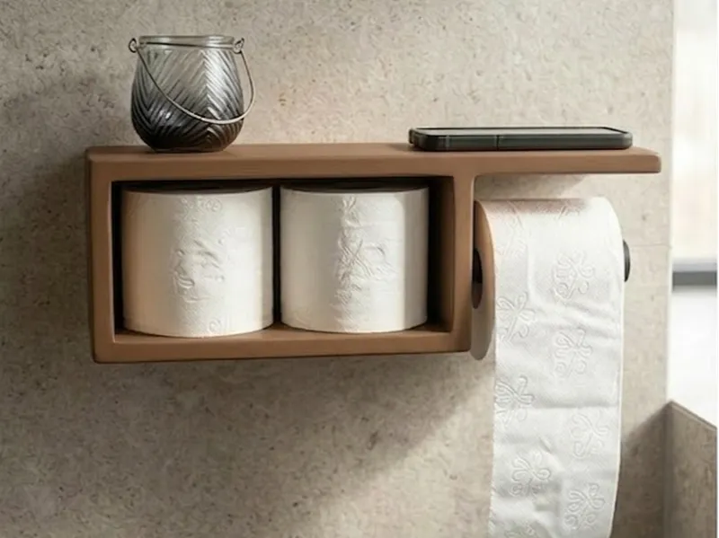 Toiletpaper modern shelf