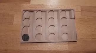 CR2025, CR2016 and CR2032 Coin Cell tray for easing construction of coin cell batteries