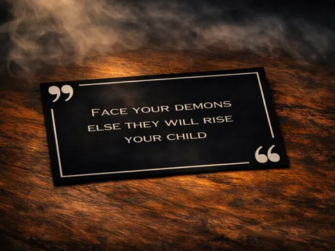 Empower Card - Face your demons else...
