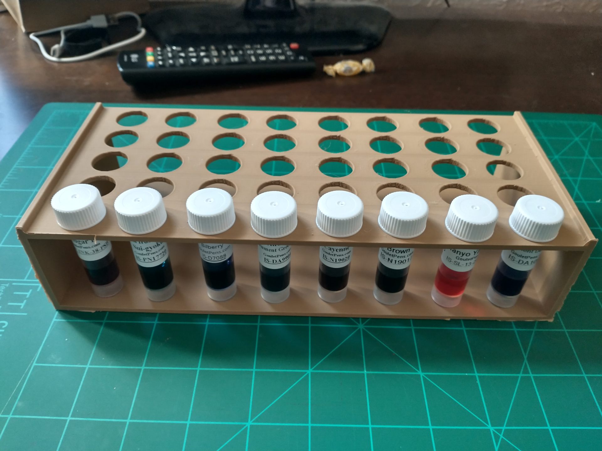 Ink Sampler Rack