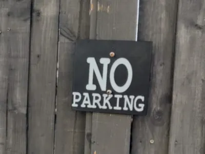No Parking Sign Done With AMS and PETG