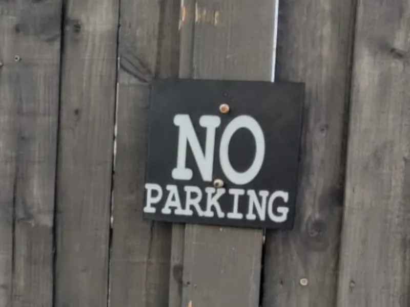 No Parking Sign Done With AMS and PETG
