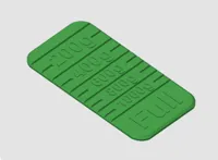 Monocolor PLA | Minimalistic Thin Filament Meter | 0.2mm