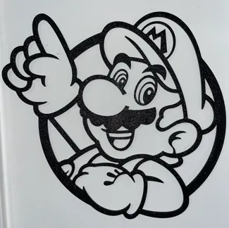 wall art Mario